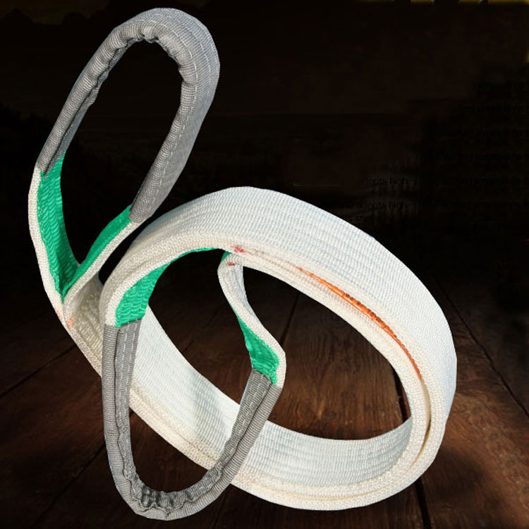 white webbing sling