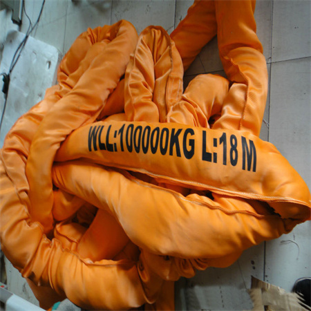 WLL 100Tonne 100000kg Polyester Round Slings, Heavy Duty Endless Round Lifting Slings,Endless Round Webbing Sling