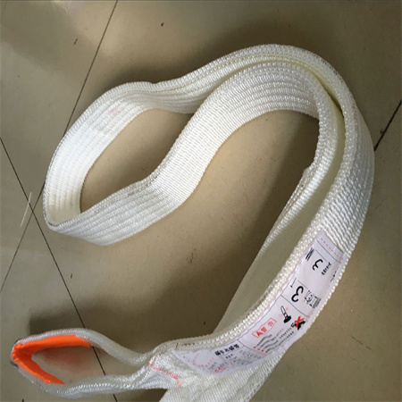 High-tensile Anti-Acids and Alkali White Webbing Sling