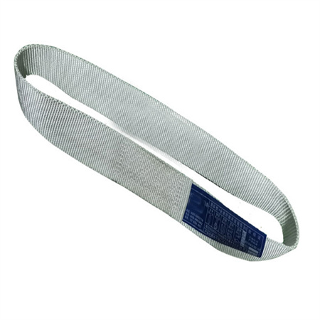 White Polyester Endless Webbing Sling