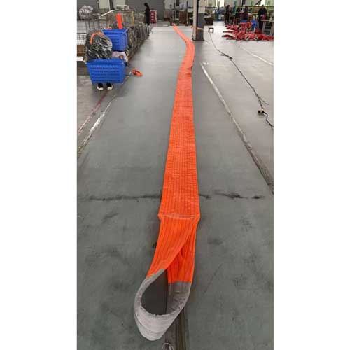 Colorful Flat Webbing Sling Heavy Lifting Straps