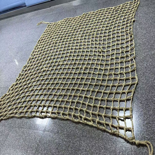 Knotted aramid net