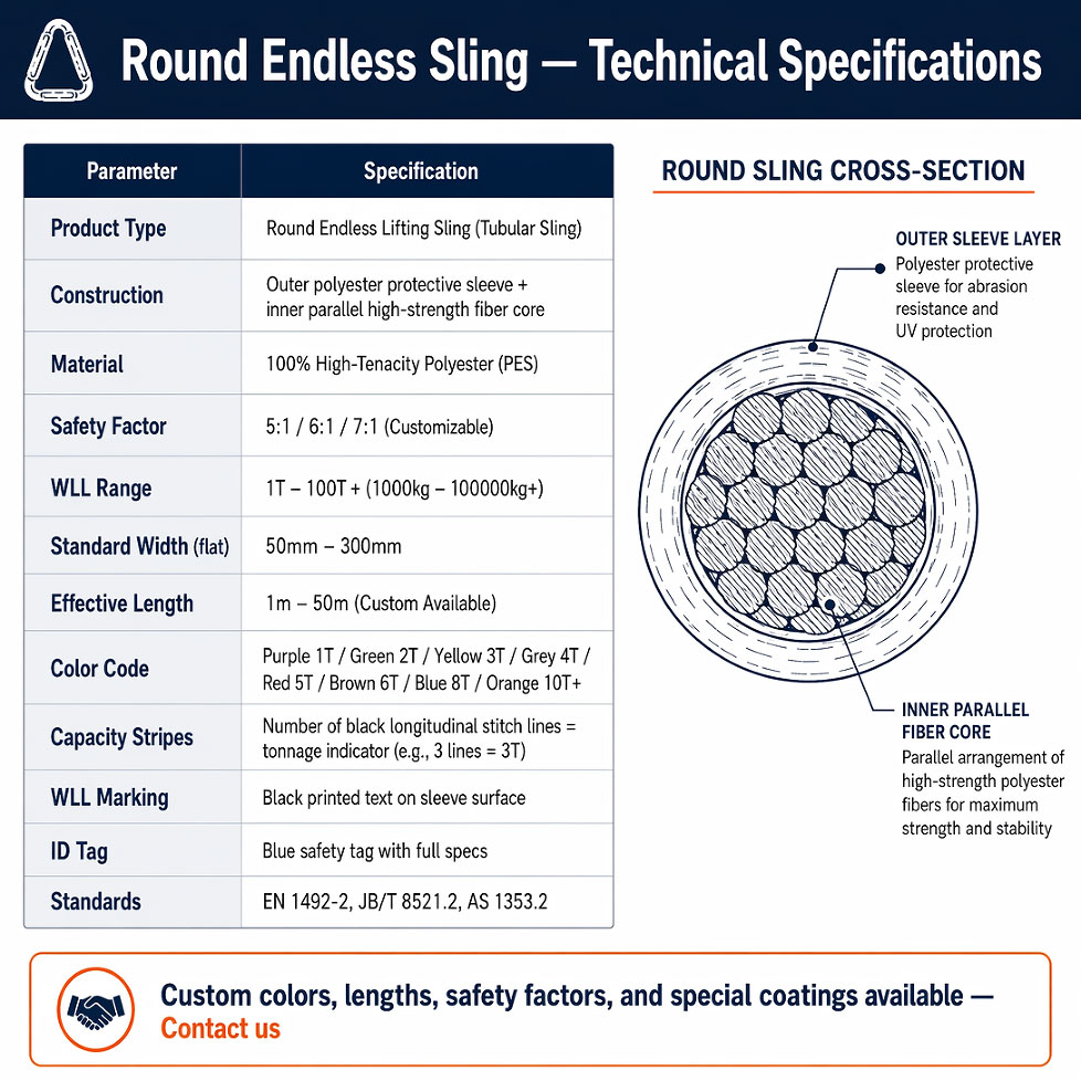 Round Endless Lifting Sling